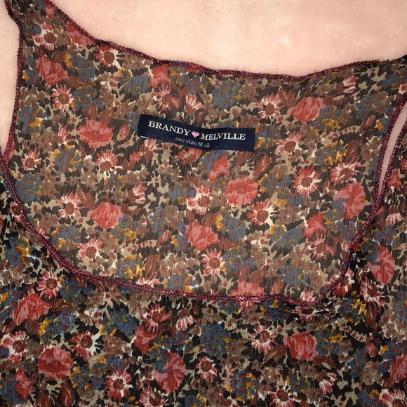 Brandy Melville sheer crop top - Picture 2 of 3